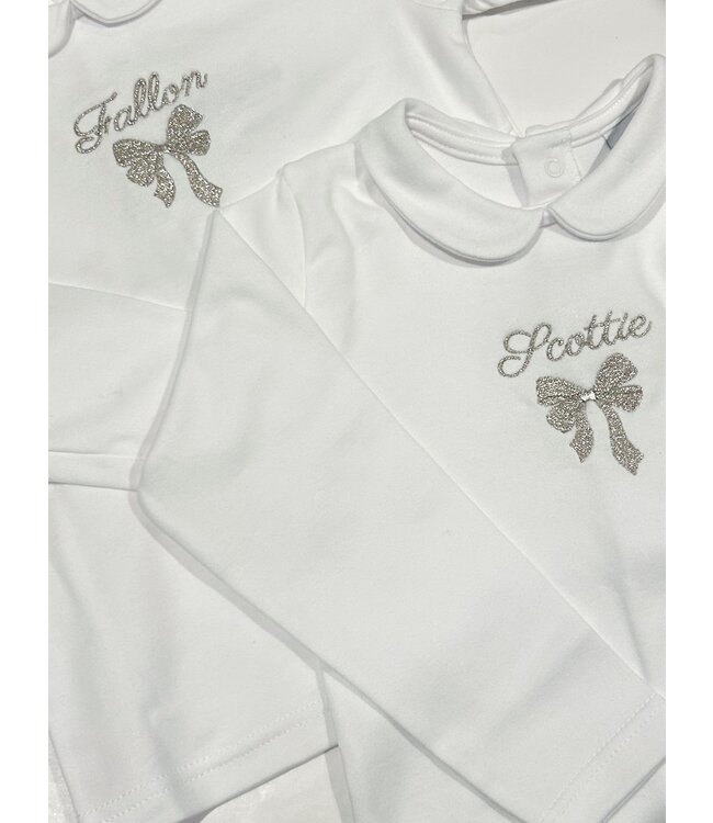 T-shirt met kraagje (lange mouw) - Babidu