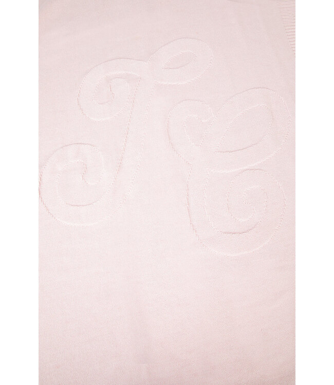 Deken Monogram (lichtroze) - Tartine et Chocolat