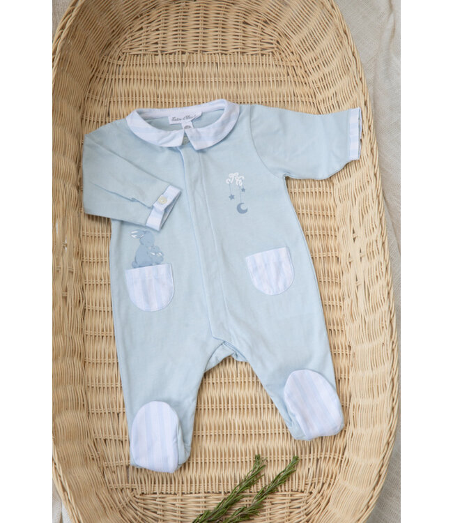 Babypakje Garda konijntjes (lichtblauw) - Tartine et Chocolat