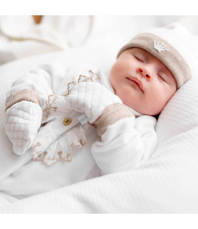 Mutsje wit/beige unisex - First (My First Collection)