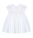Patachou: Babykleding & Kinderkleding Jurk smok borduurwerk (wit) - Patachou