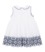 Jurk Navy embroidery voile - Patachou