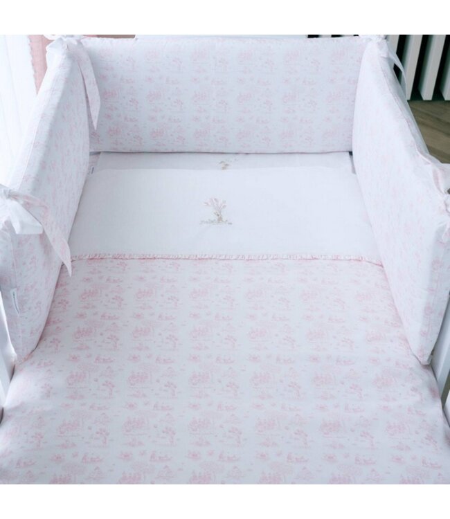 Bedomrander Pink Garden Party (print) - Theophile et Patachou