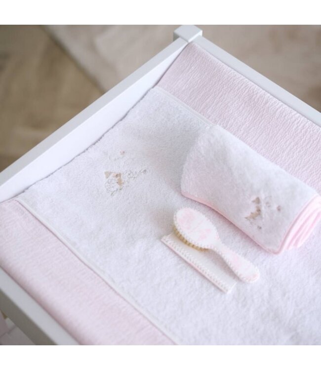 Aankleedkussenhoes Pink Garden Party - Theophile et Patachou