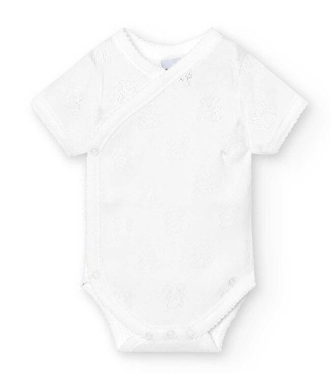 Body/romper zijsluiting beertjes korte mouw - Babidu