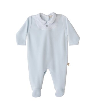 Baby Gi ( Baby & Kinderkleding) Babypakje velours kraag quilt (lichtblauw) - Baby Gi