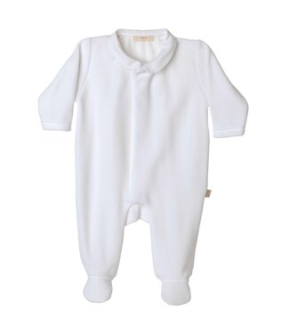 Baby Gi ( Baby & Kinderkleding) Babypakje velours (wit) - Baby Gi
