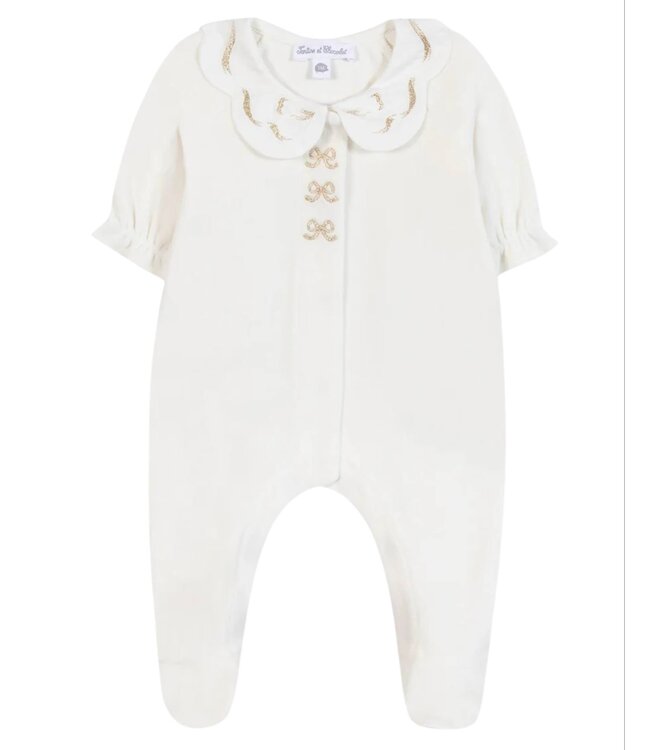 Babypakje strikken (ecru) - Tartine et Chocolat