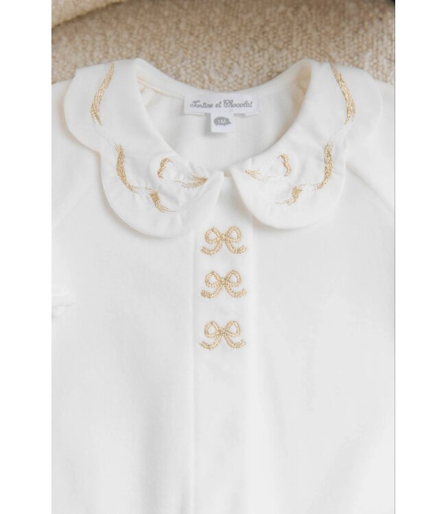 Babypakje strikken (ecru) - Tartine et Chocolat