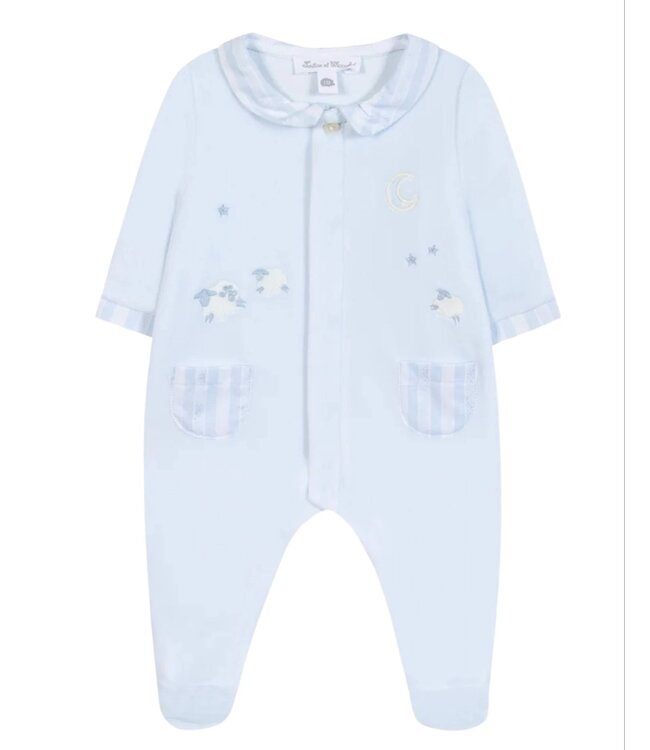 Babypakje Moutons (lichtblauw) - Tartine e Chocolat