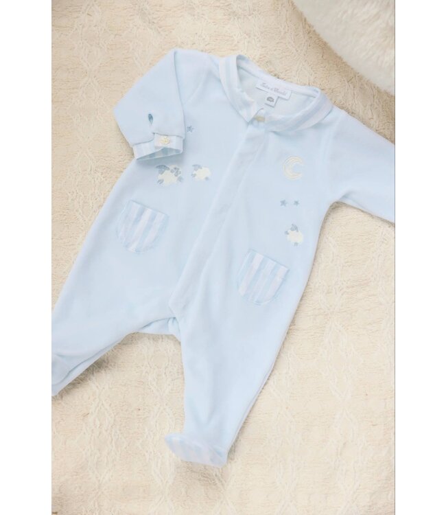 Babypakje Moutons (lichtblauw) - Tartine e Chocolat