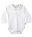 Baby Gi ( Baby & Kinderkleding) Body/romper kraagje met bies (wit) - Baby Gi