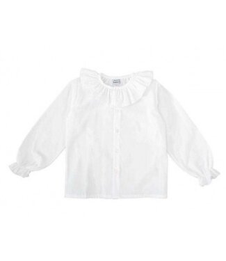Babidu: Babykleding Blouse volant kraag - Babidu