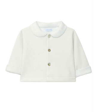 Laranjinha: Babykleding & Accessoires Jasje jersey (offwhite) - Laranjinha