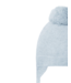 Muts knitted pompon (lichtblauw) - Laranjinha