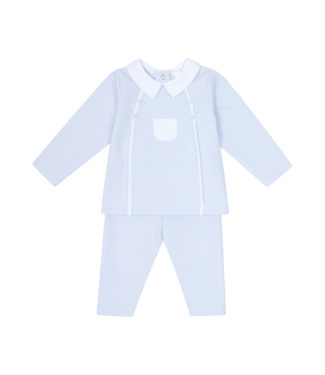 Deolinda: Baby & Kinderkleding Set 2-delig : polo opengewerkt - Deolinda
