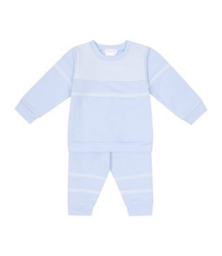 Deolinda: Baby & Kinderkleding Joggingpak Streep (Lichtblauw) - Deolinda