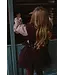Gilet  Elise bow (burgundy) - LRDM Petits