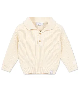 LRDM Petits : Baby & Kids Trui polo leo (sand) - LRDM Petits