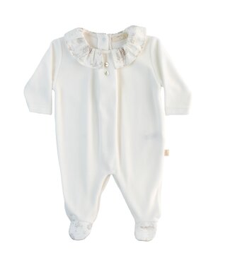 Baby Gi ( Baby & Kinderkleding) Babypakje Toile de Jouy popeline kraag (ivoor) - Baby Gi
