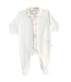Babypakje velours toile de jouy punt kraag (Ivoor/Beige) - Baby Gi