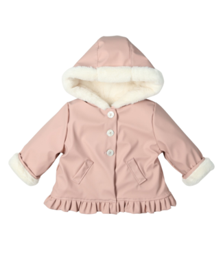 Mac ilusión: Stijlvolle Babykleding Regenjas Pompon Moon (vintage) - Mac Ilusion