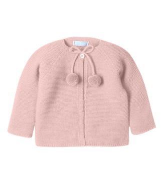 Mac ilusión: Stijlvolle Babykleding Vestje gebreid pompons (vintage) - Mac Ilusion