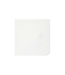 Deken velours kanten strik (Off white)  - Deolinda