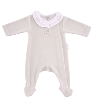 Théophile & Patachou: Exclusieve en tijdloze baby- & kinderproducten Babypakje velours carrousel (Beige) - Theophile et Patachou