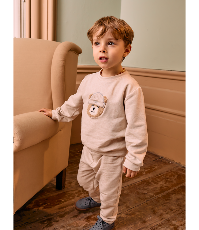 Joggingpak beer (Beige melange) - Patachou