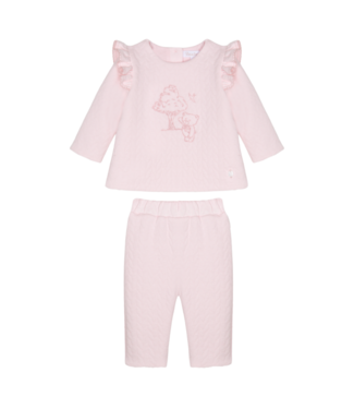 Patachou: Babykleding & Kinderkleding Joggingpak beer (Lichtroze) - Patachou