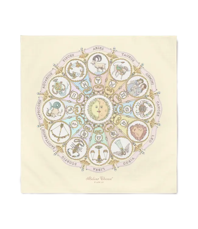 Carré Zodiac (geel ) - Atelier Choux