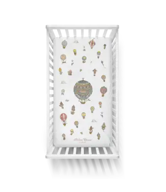 Atelier Choux Paris Hoeslaken Fitted Sheet Hot Air Balloons - Atelier Choux