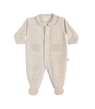Baby Gi ( Baby & Kinderkleding) Babypakje velours tetra kraag (camel) - Baby Gi Baby Gi ( Baby & Kinderkleding) Babypakje velours tetra kraag (camel) - Baby Gi