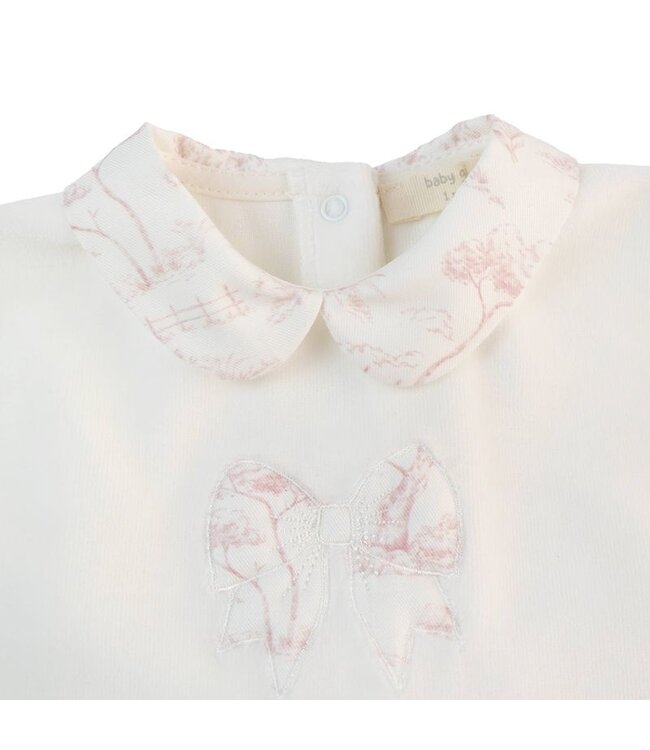 Babypakje 2-delig Vintage strik (lichtroze) - Baby Gi