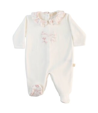 Baby Gi ( Baby & Kinderkleding) Babypakje Vintage volant kraag + strik - Baby Gi