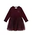 LRDM Petits : Baby & Kids Julie Tutu Dress (Burgundy) - LRDM