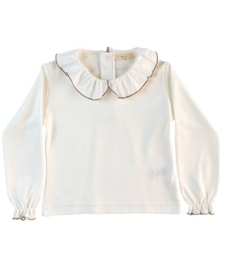 Baby Gi ( Baby & Kinderkleding) T-shirt volant (Off white) - Baby Gi