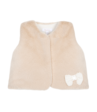 Patachou: Babykleding & Kinderkleding Gilet faux fur  (Beige) - Patachou