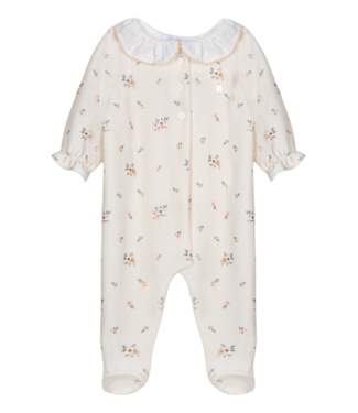 Patachou: Babykleding & Kinderkleding Babypakje velours floral (Beige) - Patachou