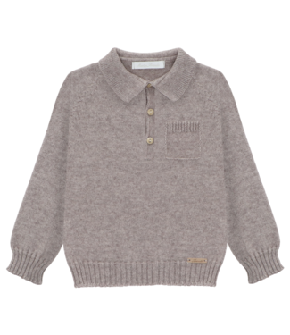 Martin Aranda 1965 Polo gebreid (taupe) - Martin Aranda