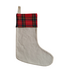 Kerstsok Tartan met naam - Little Mack