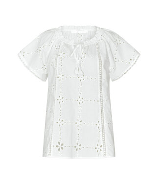 SISTERS POINT Blouse met borduursel - wit