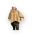 MON AMOUR Cape met capuchon en gouden sluiting