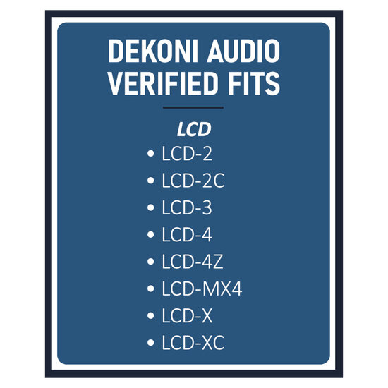 Dekoni Audio Replacement Earpads for Audeze LCD Series Headphones