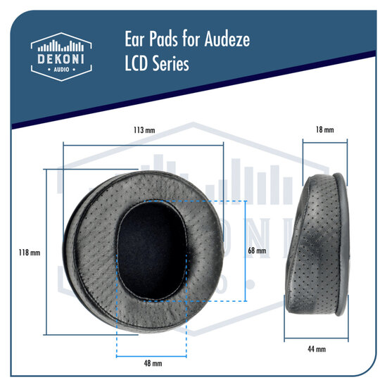 Dekoni Audio Replacement Earpads for Audeze LCD Series Headphones