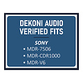 Dekoni Audio Replacement Earpads for ATH-M50X & MDR-7506