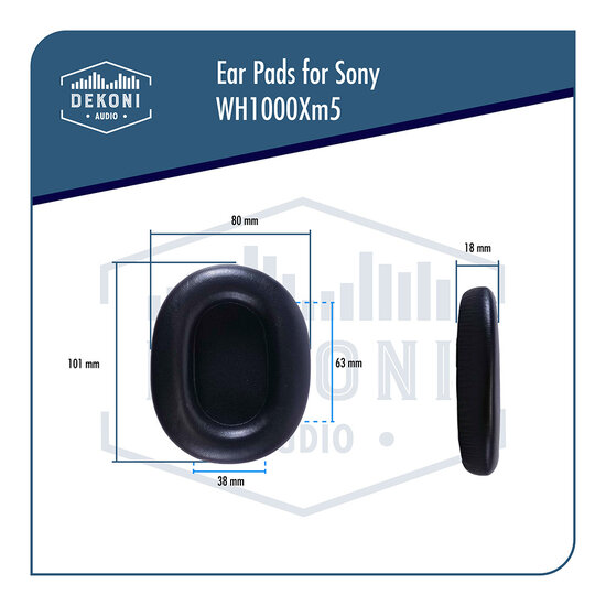 Dekoni Audio Earpads for Sony WH-1000XM5