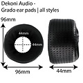 Dekoni Audio Earpads for Grado