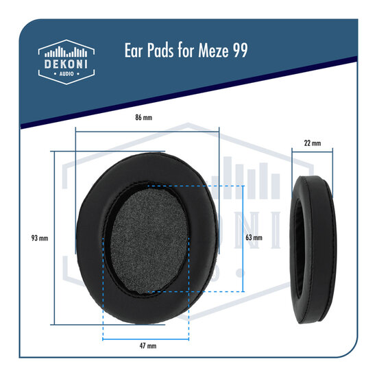 Dekoni Audio Earpads for Meze 99